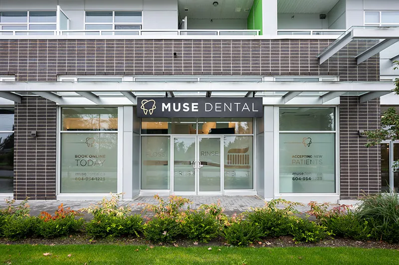 The Muse Dental clinic storefront in Delta, BC