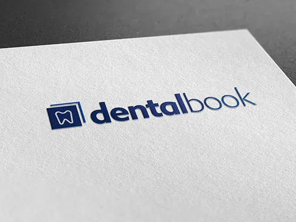 Dental Book logo and brand identity by HealthOne Websites